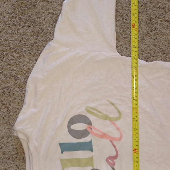 Hello Fall long sleeve shirt MarleyLilly Women's size S/M 'hello fall' graphic - Picture 6 of 17